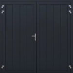 Garagedeur met loopdeur