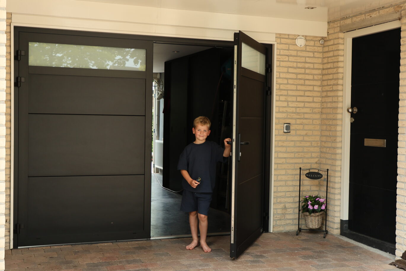 Openslaande garagedeur
