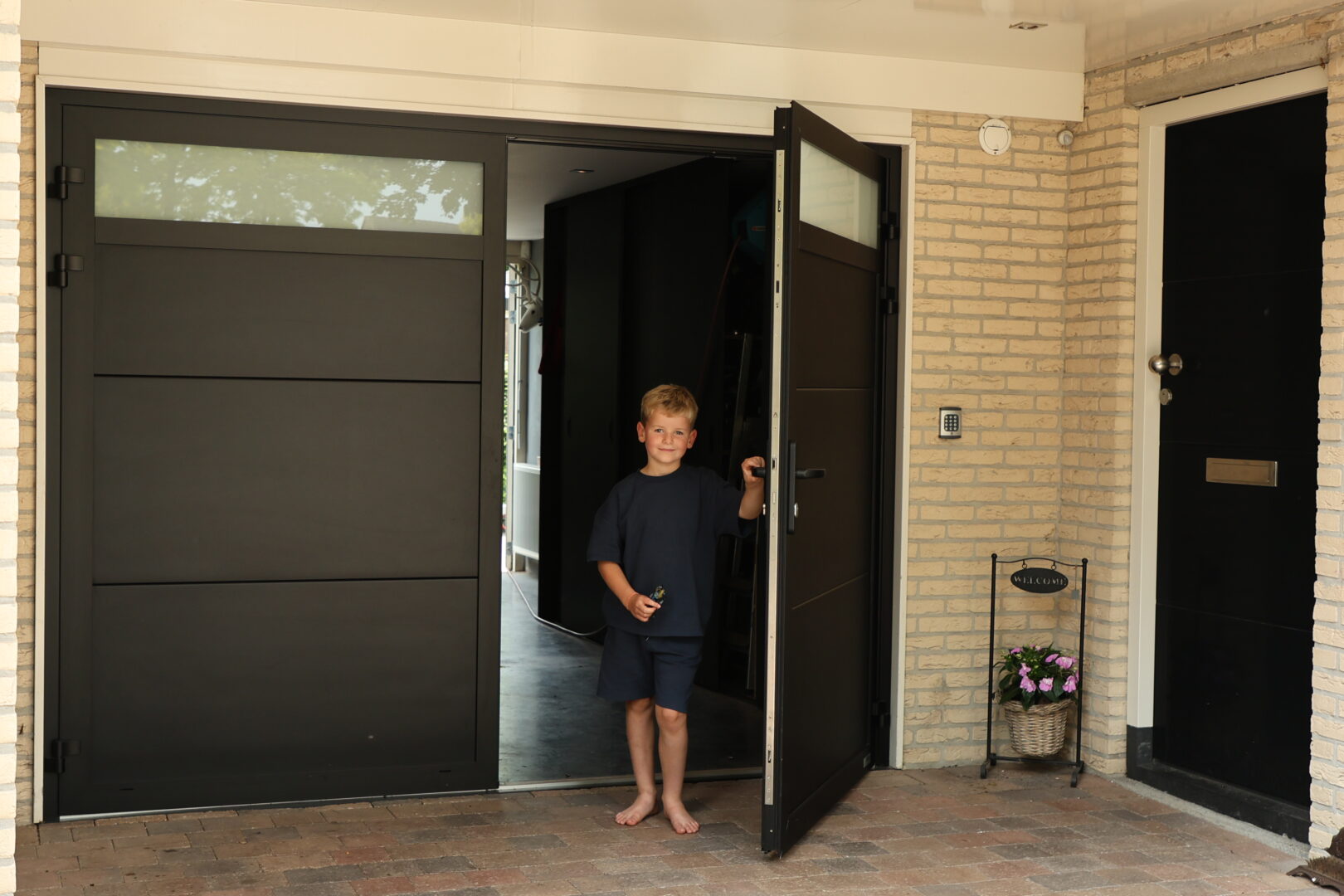 Openslaande garagedeur